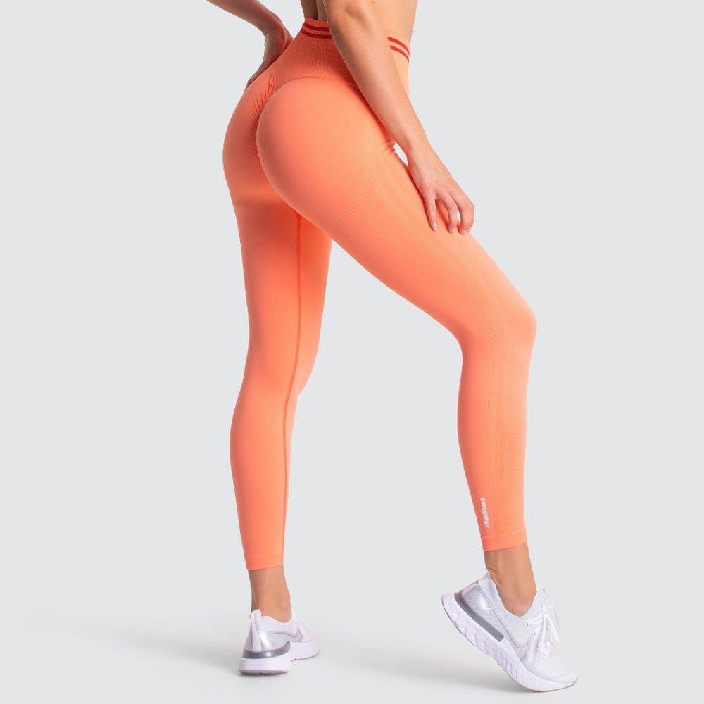 Doyoueven Leggings, Color: cantaloupe orange